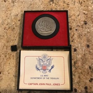 US Mint Captain John Paul Jones Pewter Medal